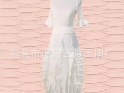 专业直供三贺高质量高标准服装压褶