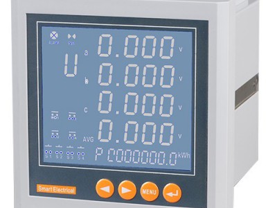 扬州中瑞电气ZR2000系列9方形（96*96）多功能电力仪表智能数字仪表,谐波电力仪表价格,谐波表价格,数字仪表