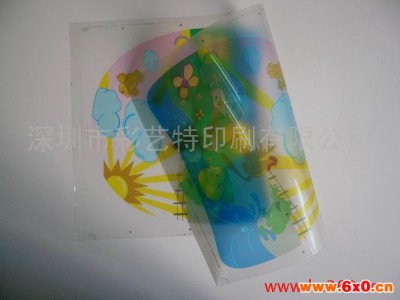 供应透明胶片UV印刷、PU皮革印刷