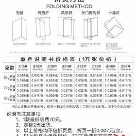 联发 说明书印刷  宣传册印刷 不干胶印刷