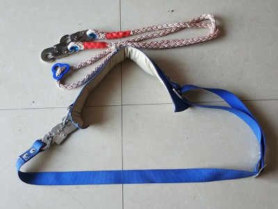 【华政】-海口电工安全带 电工腰带保险带 全身单绳 高空作业爬杆