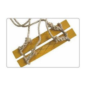 -海口 登高板 电工施工平台 麻绳登高板 绝缘登高板 脚扣