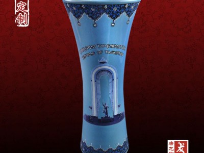客厅摆放大瓷瓶 家居饰品摆件定制