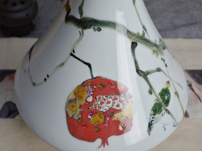景德镇陶瓷花瓶厂 家居手绘花瓶