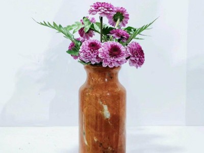创意家居摆件小花瓶大理石制作花瓶
