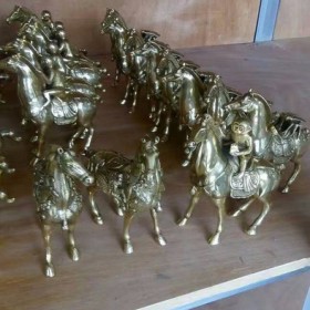 康大雕塑  铜雕家居摆件 小型铜雕动物雕塑 铜雕雕塑