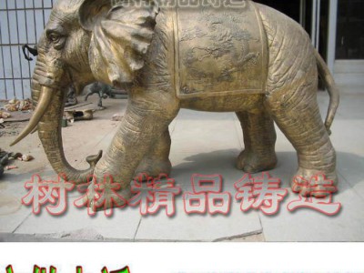 定制大象动物雕塑 家居镇宅财富大象