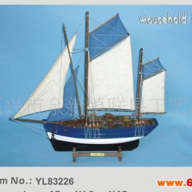 【本厂热销】帆船模型、海洋商务家居礼品、木制模型工艺品