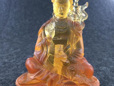 莲花生大士密宗琉璃佛像摆件佛教寺