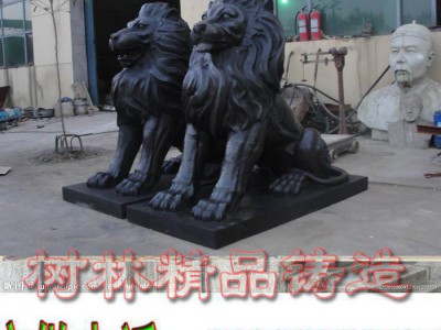 新铜雕工艺厂铜雕麒麟 狮子制造 铜门铜家居  树林铜雕