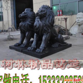 新铜雕工艺厂铜雕麒麟 狮子制造 铜门铜家居  树林铜雕