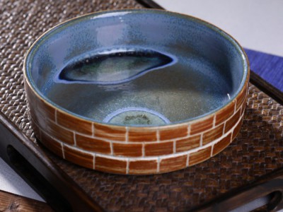 火与泥陶瓷 陶瓷水浅水仙花盆家居摆