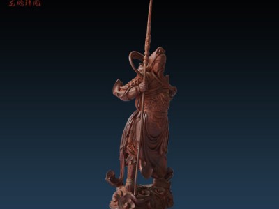 小叶紫檀关公厂家寺庙佛堂家居工艺