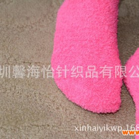 定制半边绒袜子 珊瑚绒袜 加厚家居地板袜 睡眠袜 月子袜