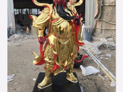 关公 文武财神  大刀春秋关公佛像摆