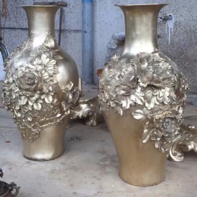 卫恒铜雕供应 家居铜花瓶桌面摆放 室内装饰品