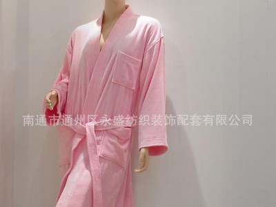 秋冬睡衣酒店睡袍加厚全棉睡袍男女