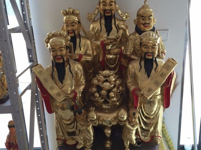 卫恒铜雕制作一米高 家居铜财神摆件铸造厂