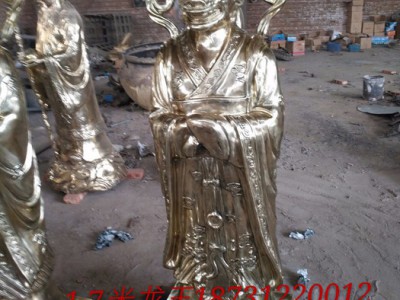 卫恒铜雕1米 铜财神厂家专业定制 寺