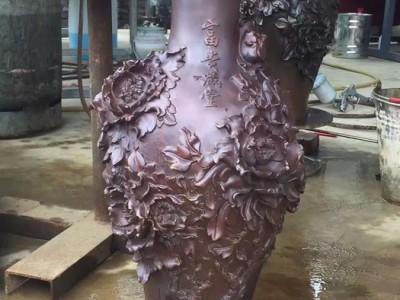 卫恒铜雕二十公分 家居装饰铜葫芦摆件厂家来图订做