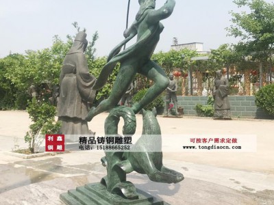 厂家直销定制欧式铜雕像西方欧式美