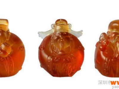 小福禄寿琉璃摆件佛教寺庙家居饰品