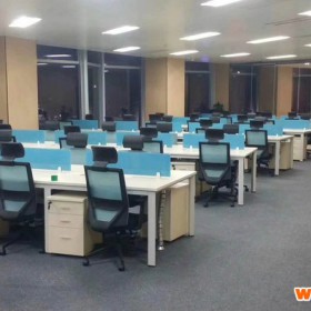 办公桌，职员桌、颜色、尺寸均可定做 办公家具 陕西办公家具厂