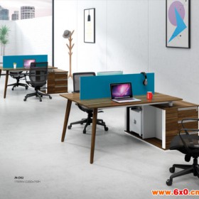 职员办公桌椅办公室工位桌子屏风电脑办公桌2人位组合办公家具