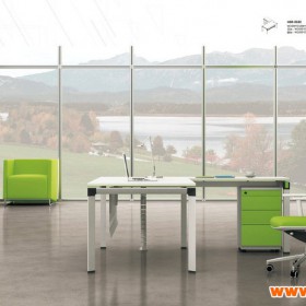 鸿业H50办公室家具厂家直销时尚简约办公家具员工办公桌现代办公家具