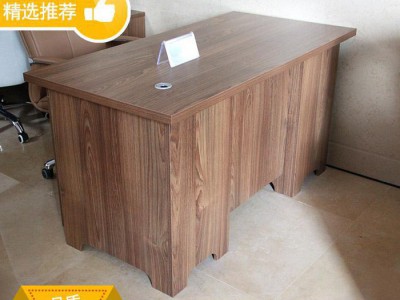 鸿业办公家具职员办公桌柚木员工电脑桌简约单人职员办公电脑桌定做厂家直销