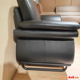 三人行S7系列 深圳办公家具现代皮质舒适大气办公沙发组合 现代办公沙发