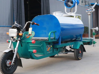 联成 新能源洒水车 工地除尘电动洒水车 新能源电动喷雾洒水车 道路洒水除尘三轮洒水车  大型雾炮车
