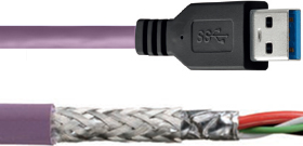igus® 应用于移动环境的 readycable® USB接头视频线