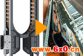 易格斯 guidelok slimline F 和 P：速度可达7 m/s，加速度10 m/s2