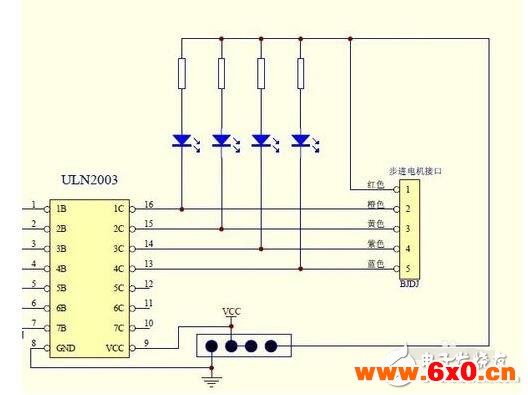 ULN2003如何驱动5V步进电机