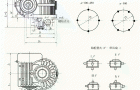 CWS125、CWS160、CWS200、CWS250、CWS280、CWS315、CWS355、CWS400、CWS450、CWS500型减速机外形和安装尺寸GB9147—88