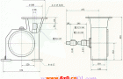 WCJ120型蜗轮蜗杆减速机外形及安装尺寸