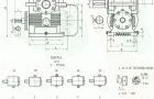 TPU125、TPU160、TPU200、TPU250、TPU315、TPU400、TPU500通用型减速机形式及外形尺寸