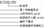 ZC1型双级蜗杆及齿轮-蜗杆减速机型号与标记（JB/T7008-1993）