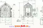 CWU63、CWU80、CWU100型减速机外形和安装尺寸GB9147—88