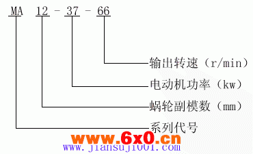 MA型蜗轮蜗杆减速机