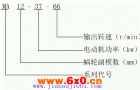MA型蜗轮蜗杆减速机型号说明