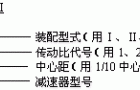 ZD、ZDH、ZDSH单级圆柱齿轮减速机代号