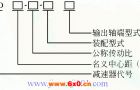 ZQD型和ZQ型大速比减速机标记
