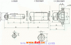 ZQD400、ZQ500、ZQ650、ZQ850、ZQ1000型减速机轴端尺寸