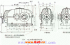 KEAB100、KEAB125、KEAB160、KEAB200、KEAB250、KEAB280、KEAB320、KEAB360、KEAB400、KEAB450、KEAB500、型圆柱齿轮减速机的外形及