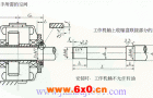 YN系列圆柱齿轮减速机空心轴型减速机（收缩盘联接）联接尺寸YB/T050-93