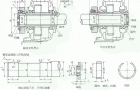 S型圆柱齿轮减速机可由两侧组成的锁紧盘联接的空心轴联接尺寸