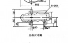 B180G型立式圆柱齿轮减速机外形安装尺寸