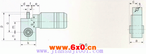 TWC系列轴装式减速机外形及安装尺寸